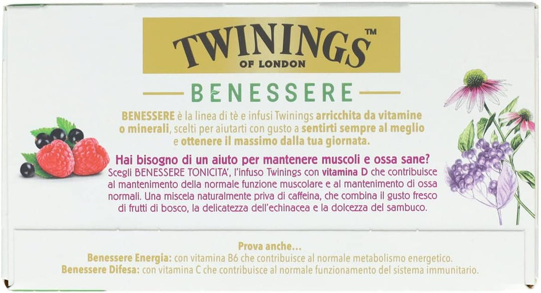 Infusion Tisane Bien-être Tonicité 18 filtres