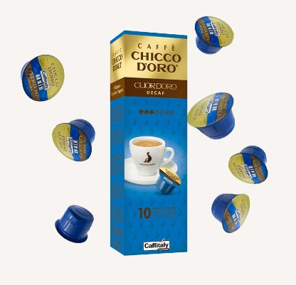 Caffè capsule Caffitaly Decaffeinato Cuor d'oro 10 cps