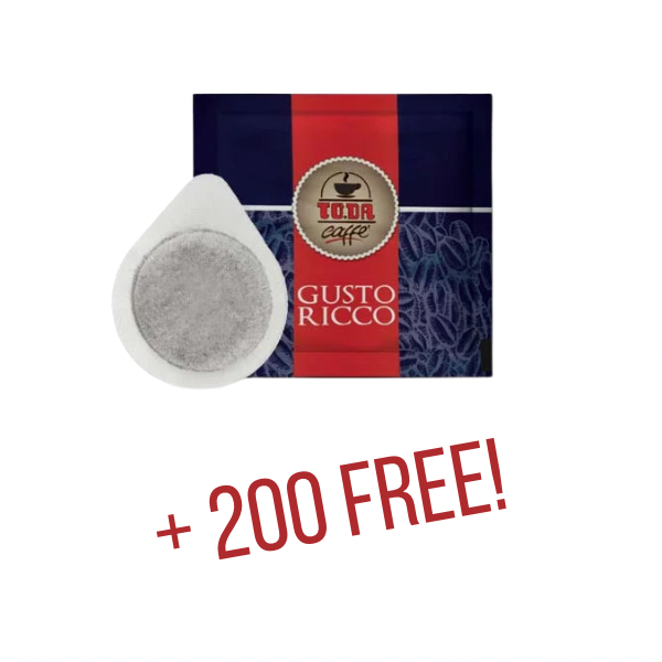 Aroma To.Da Coffee Machine Free Pods 200 Pods
