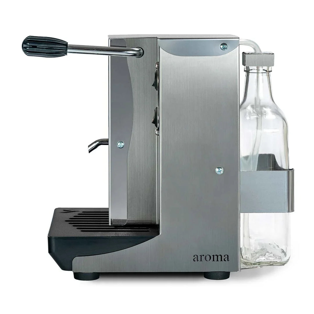 AROMA PLUS Silver Pod Coffee Machine
