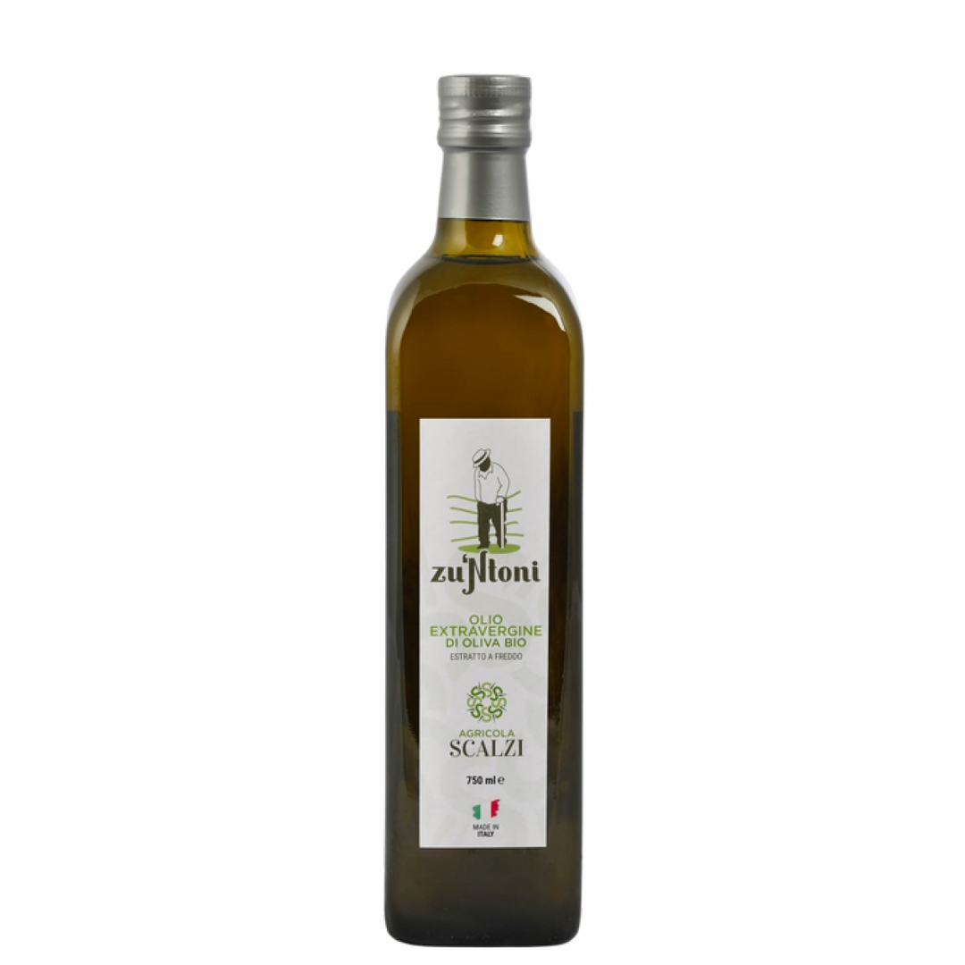 Olio extravergine di oliva "ZU'NTONI" VERDONE 750ml