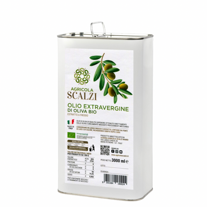 Huile d'Olive Extra Vierge Bio 3L
