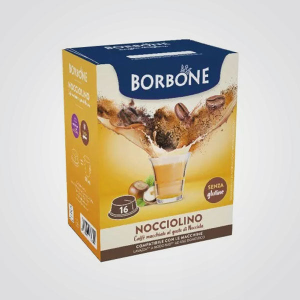 Capsules compatibles café A modo Mio Nocciolino 16 capsules