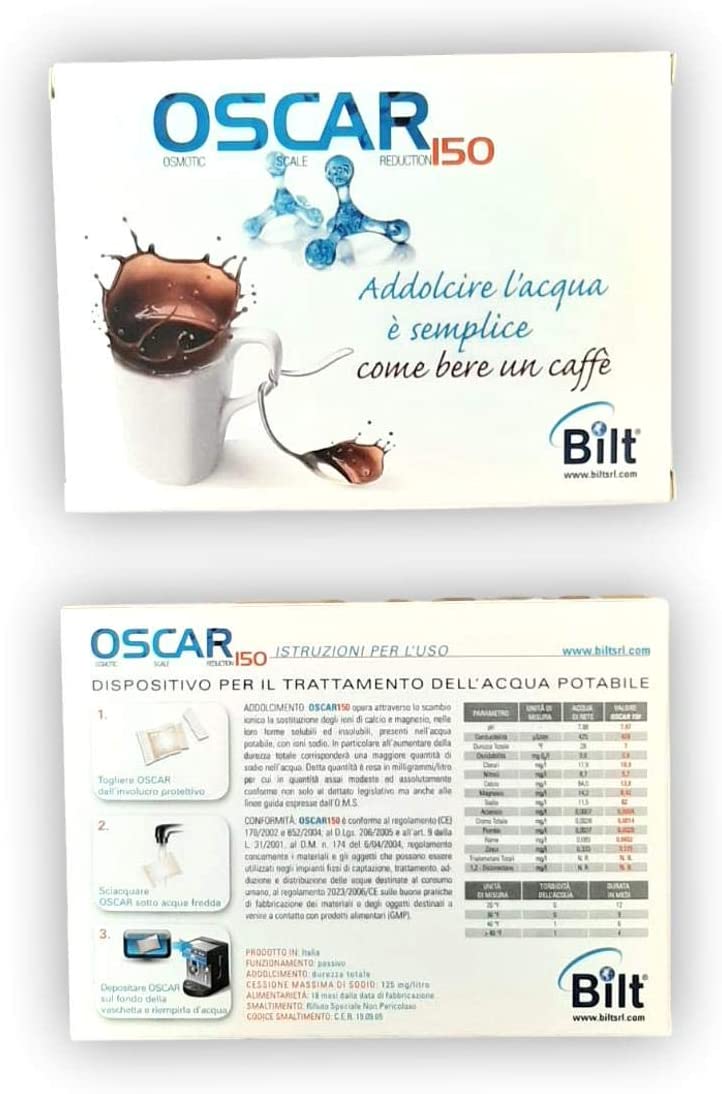 FILTRE À ÉCHELLE UNIVERSELLE BILT OSCAR 150 MACHINES À CAFÉ