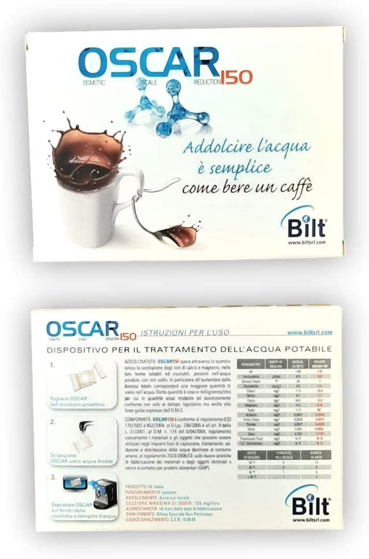 FILTRE À ÉCHELLE UNIVERSELLE BILT OSCAR 150 MACHINES À CAFÉ