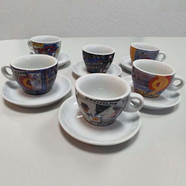 Tazze Cappuccino Guglielmo Art Design 6 pz