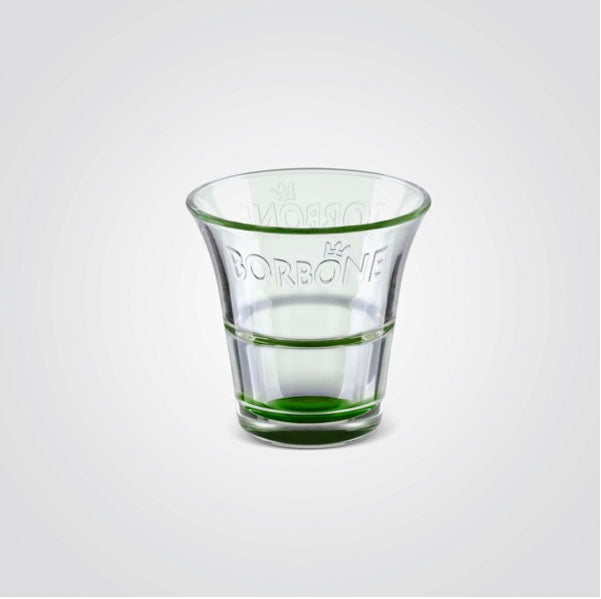 Borbone glass coffee cup