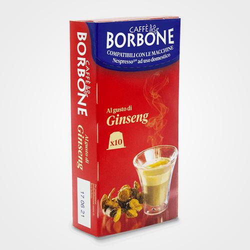 10 Capsule Ginseng compatibili Nespresso - Caffè Borbone