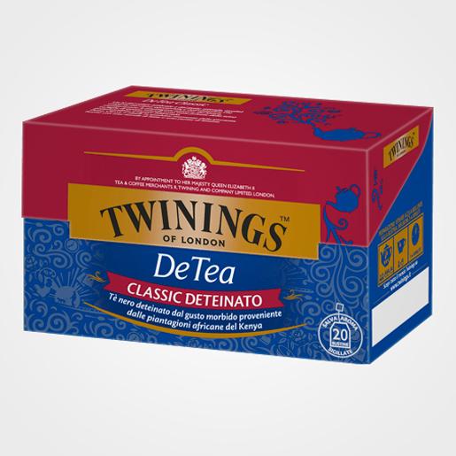 Thé noir décaféiné DeTea Classic 20 filtres