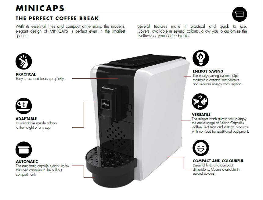 Machine MINICAPS Noire