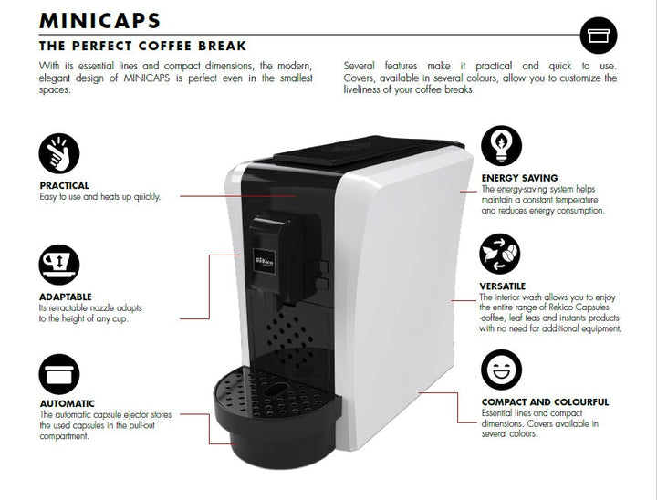 Machine MINICAPS Noire