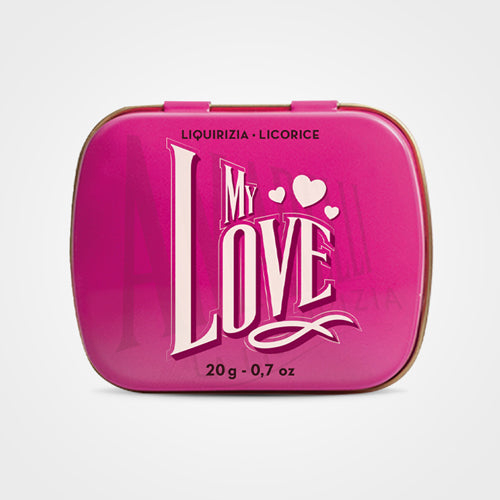 Pure liquorice My Love San Valentino Amarelli 20 gr