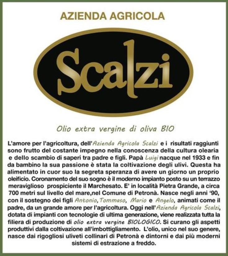 Olio Extravergine di oliva BIO 0.75L