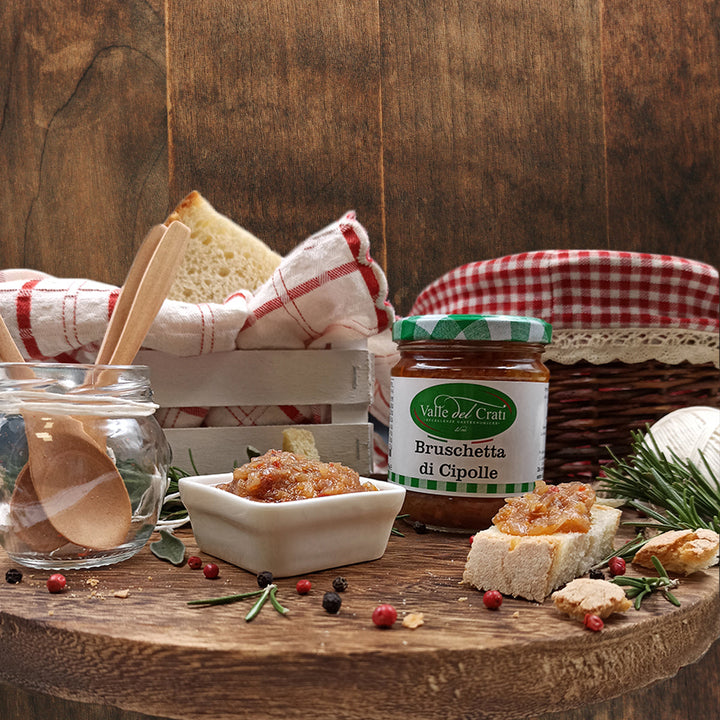 Onion bruschetta