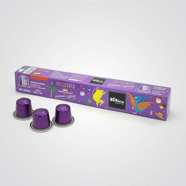 Capsules de café ALU compatibles Nespresso* 100% Arabica velours