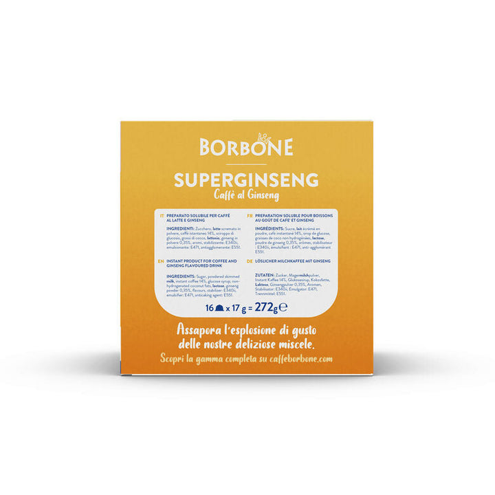 SuperGinseng capsule compatibili Nescafè Dolce Gusto16 capsule