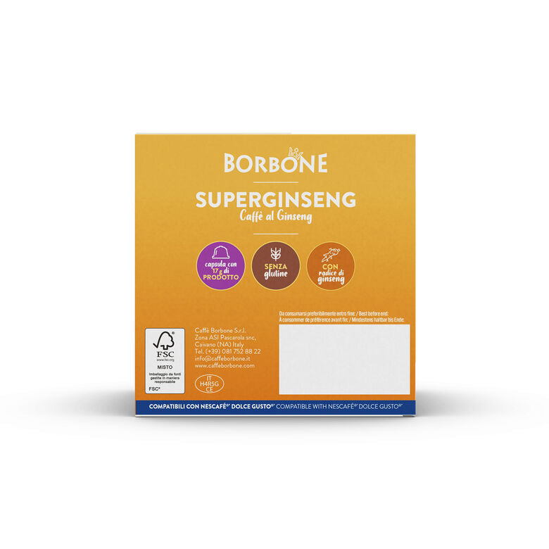SuperGinseng capsule compatibili Nescafè Dolce Gusto16 capsule