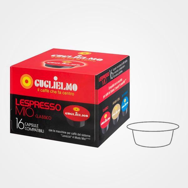 Caffé capsule compatibili A modo mio LespressoMio Rosso 16 capsule