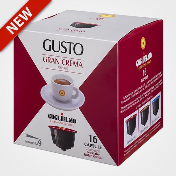 Capsules de café compatibles avec Nescafé Dolce Gusto Crema 16 capsules