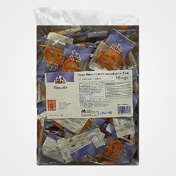 Single-portion cookies Nuss-Härzli 250 pieces