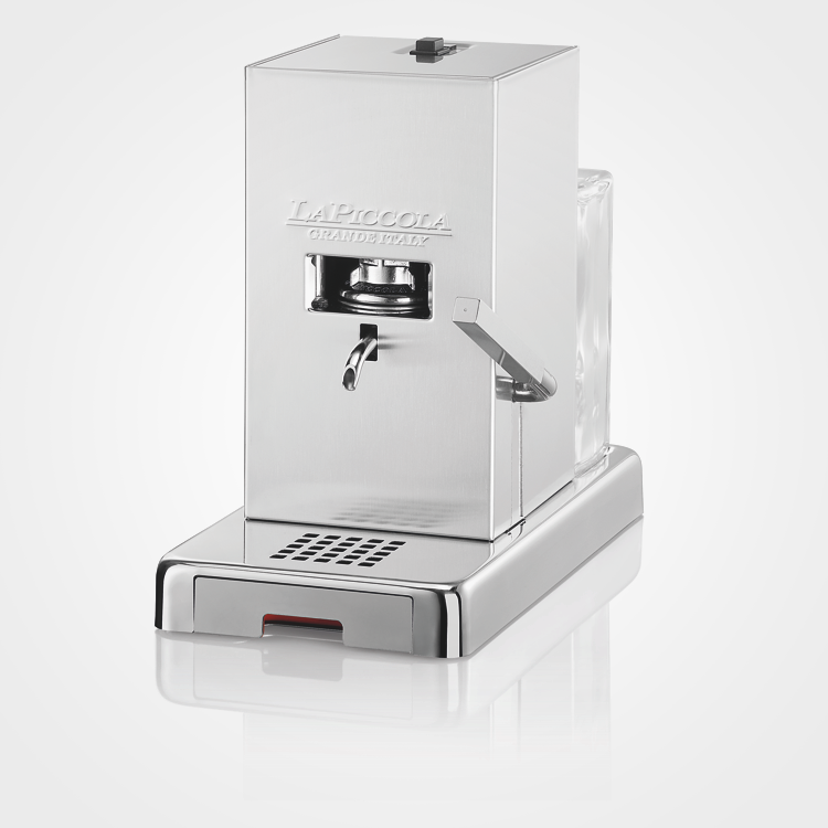 Petite machine à dosettes en acier satiné