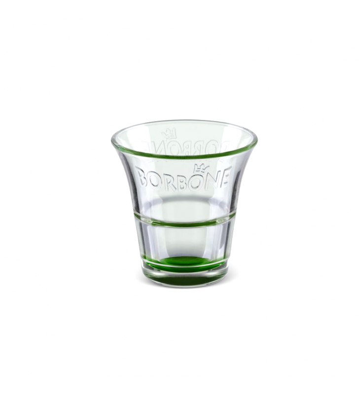 Borbone glass coffee cup