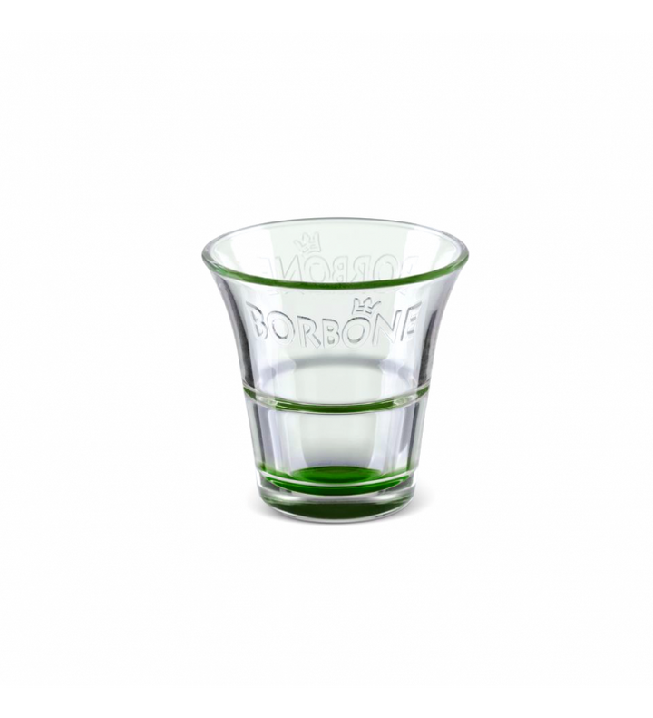 Borbone glass coffee cup