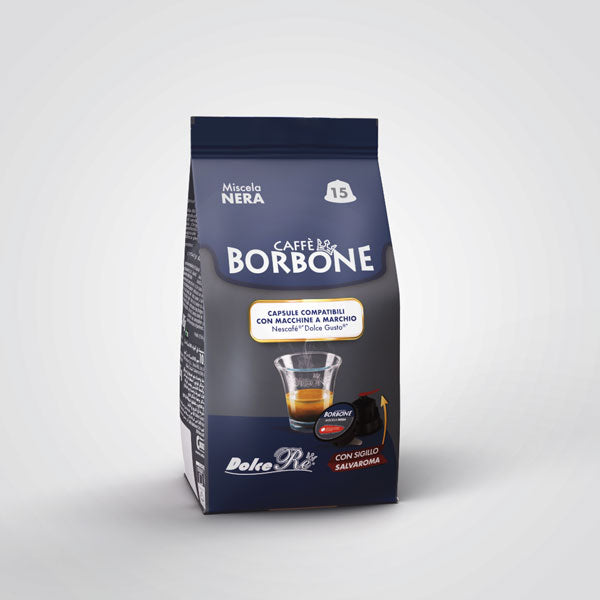 Coffee capsules compatible with Nescafè Dolce Gusto Black Blend 90 capsules
