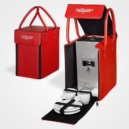 Petite machine à dosettes en acier satiné