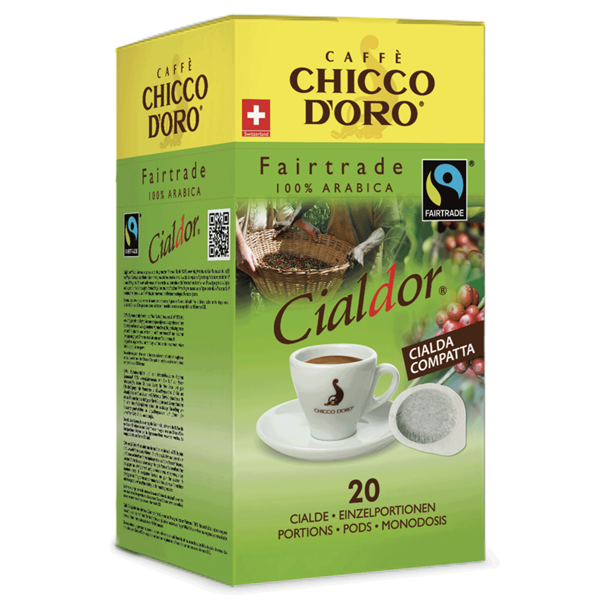Capsules de café Cialdor Oro Fairtrade, 20 dosettes