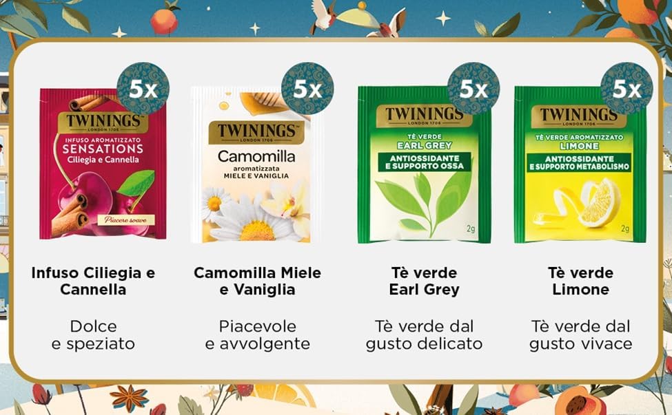 Boîte cadeau Twinings Sélection Mixte 40 Filtres