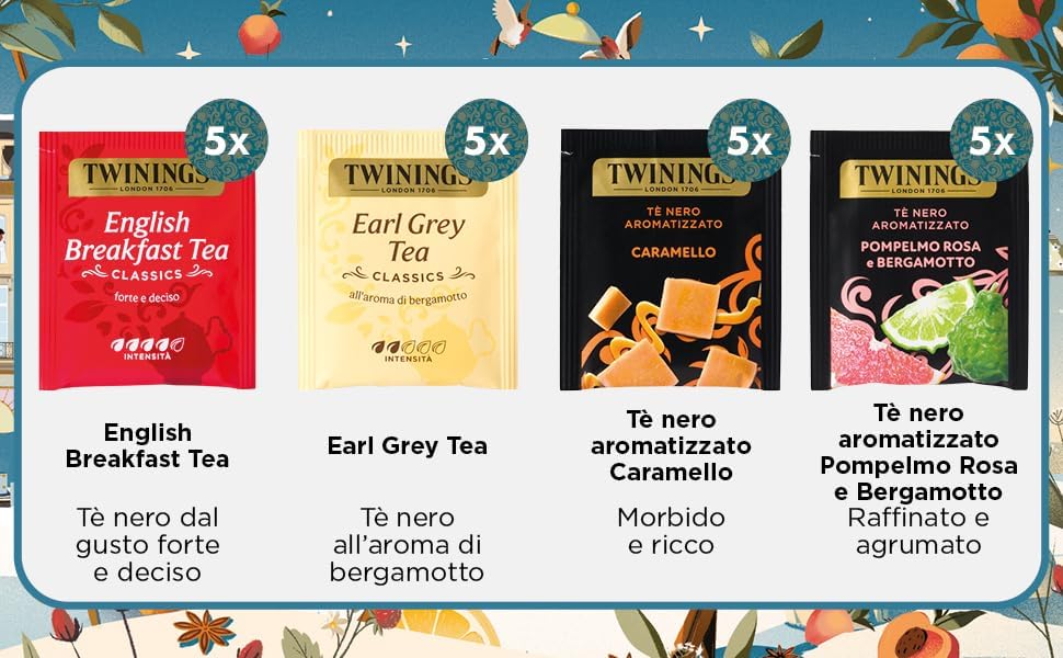 Boîte cadeau Twinings Sélection Mixte 40 Filtres