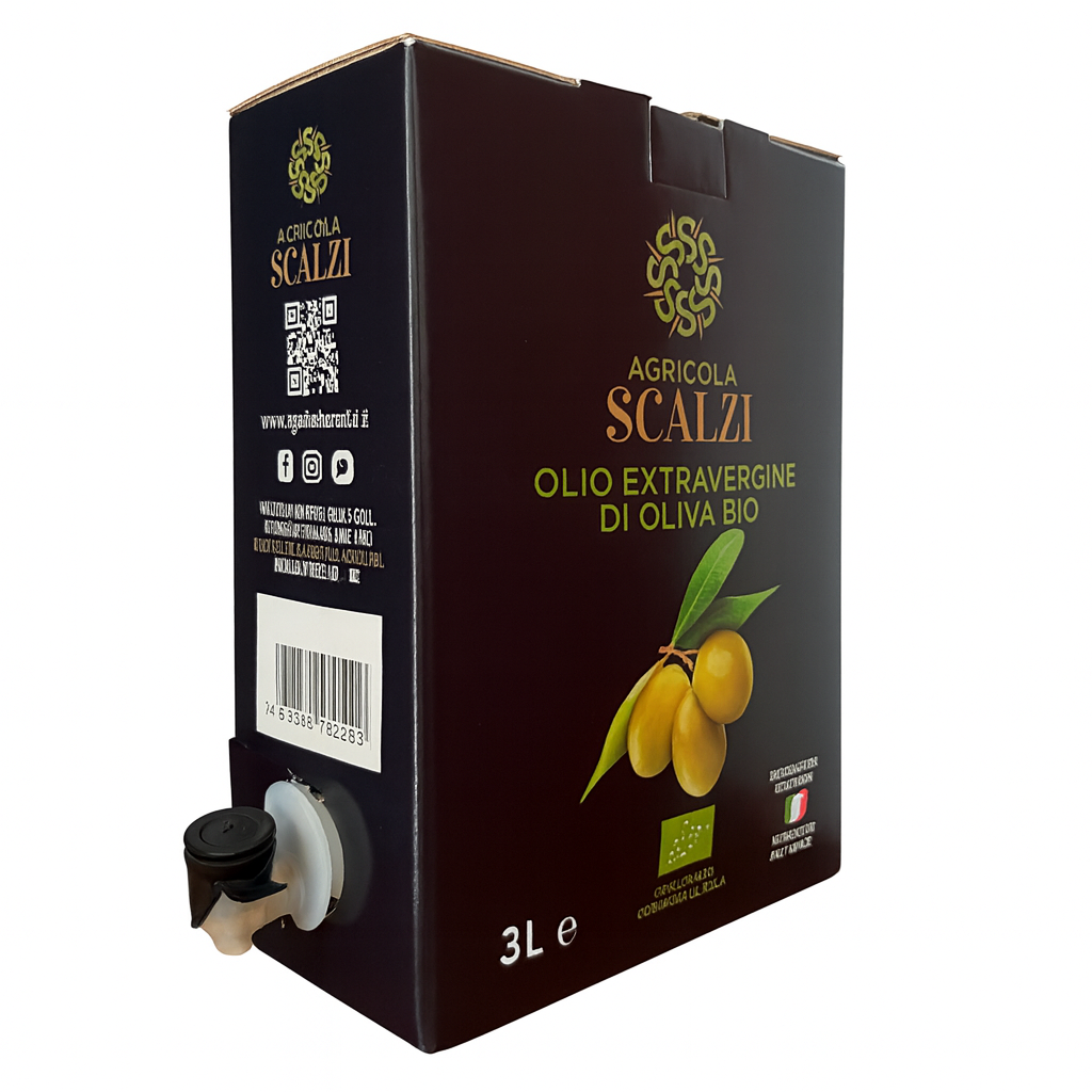 Organic Extra Virgin Olive Oil 3L