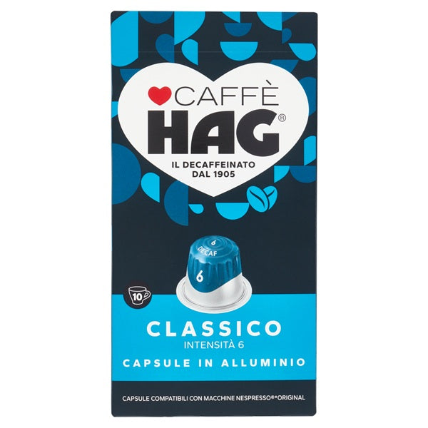 Hag Classic entkoffeinierte Kaffeekapseln, kompatibel mit Nespresso*