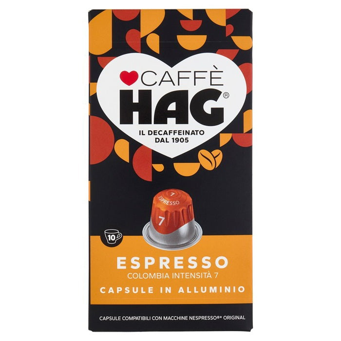 Capsules de café Hag Colombia compatibles avec Nespresso*