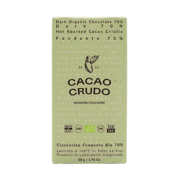 Organic Dark Chocolate 70% Pure 50g - Raw Cacao