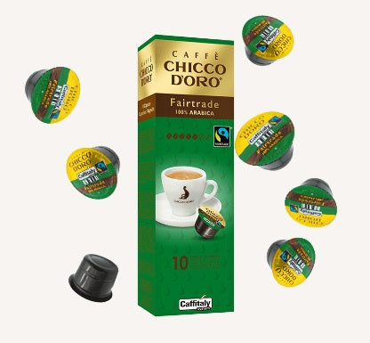 Caffitaly Havelaar Fairtrade 100% Arabica coffee capsules 10 cps