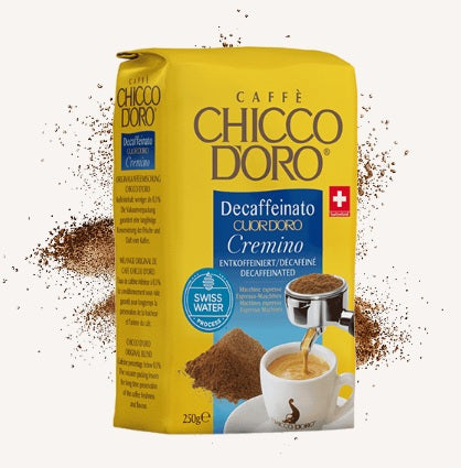 Caffè macinato Cuor d'oro Cremino Decaffeinato 250 g Macchine Espresso
