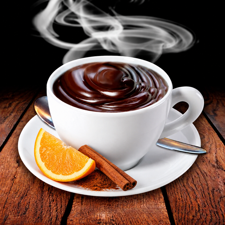 Chocolate, Orange and Cinnamon in 32g single servings