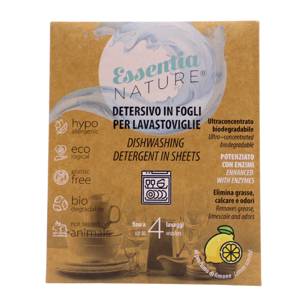 Lessive pour lave-vaisselle écologique en feuilles
