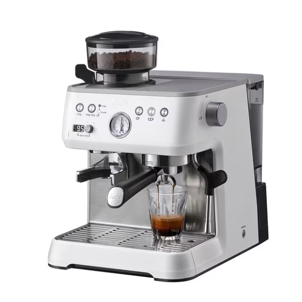 Solis Grind & Infuse Perfetta Espresso Machine – White