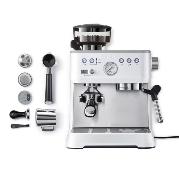 Solis Grind & Infuse Perfetta Espresso Machine – White