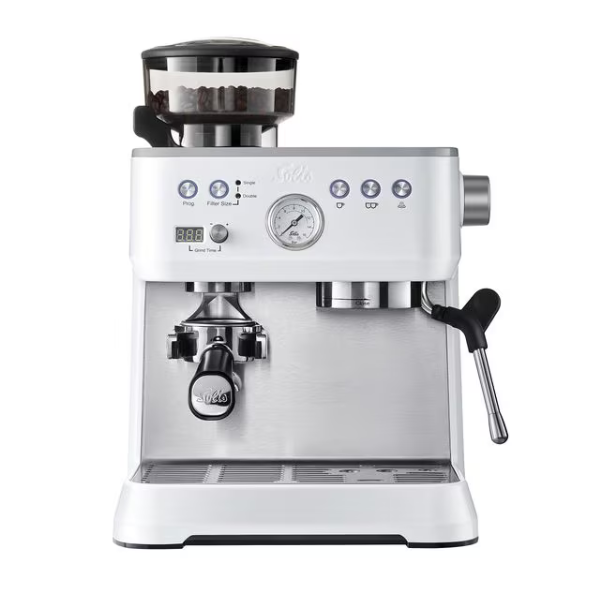 Solis Grind & Infuse Perfetta Espresso Machine – White