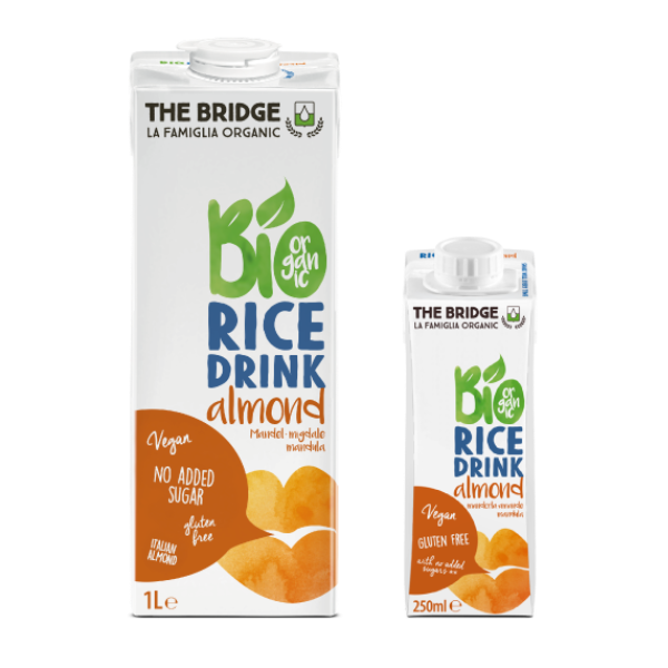 Organic Rice Drink with Almonds - 1L