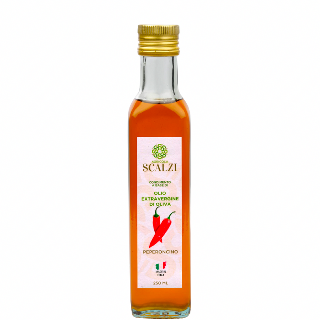 Extra virgin olive oil flavored with chilli pepper 250ml