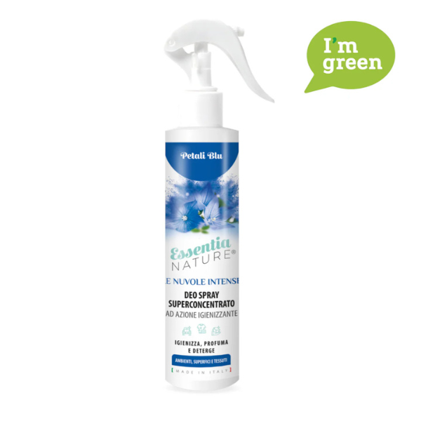 Le Nuvole di Essentia INTENSE Scented Sanitizing Spray - Blue Petals 250 ML