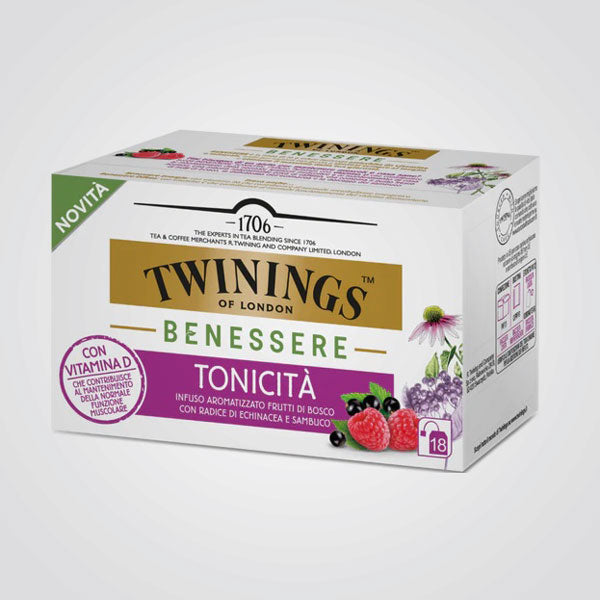 Herbal tea infusion Wellness Tonicity 18 filters