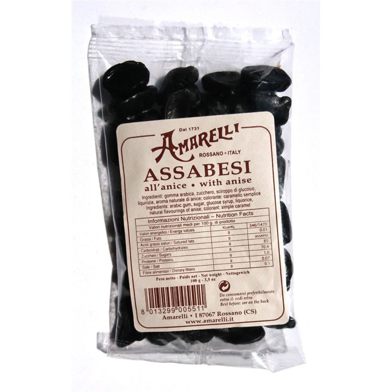 Réglisse à l'anis Assabesi Amarelli 100 gr