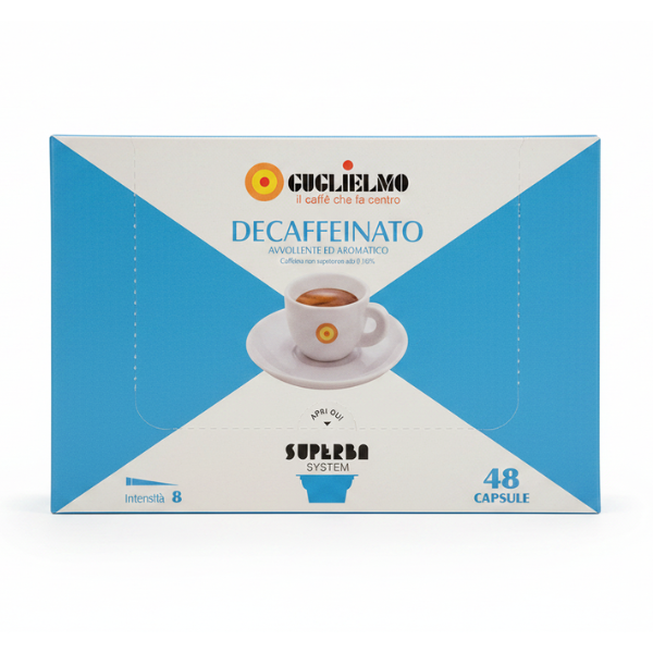 Capsule Guglielmo Superba Decaffeinato