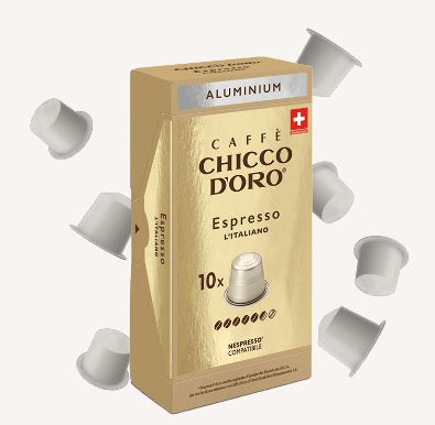 Kaffeekapseln Nespresso* kompatibel Espresso Italiano ALU 10 Kapseln